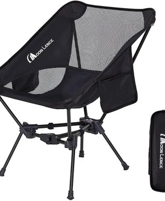MOON LENCE Portable Camping Chair Backpacking Chair - The 4th Generation Ultralight Folding Chair - Compact, Lightweight Foldable Chairs for Hiking Mountaineering, Beach